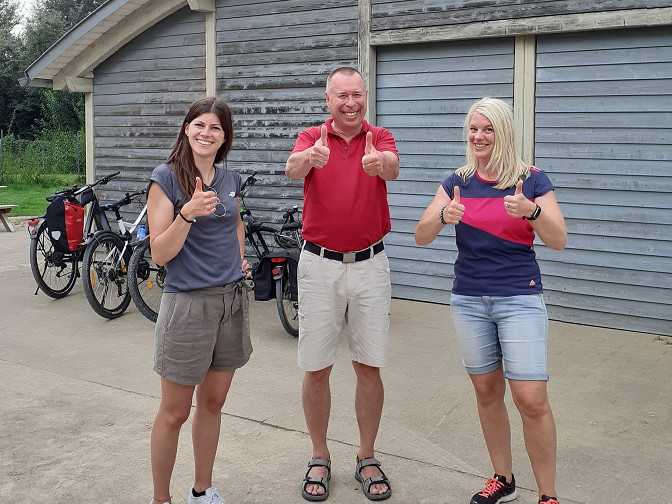 Fahrradtour mit Pflegefamilien