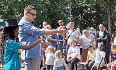 Straßenfest in der Juchaczstraße