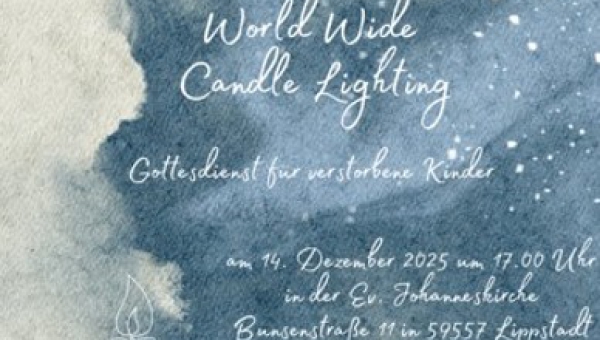 Worldwide-Candle-Lighting am 14.12.2025